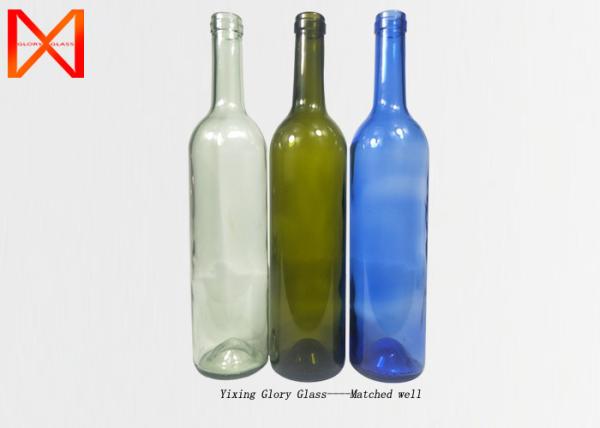 Non Leakage Empty Glass Wine Bottles Thickened Superior Durability Dishwasher Safe