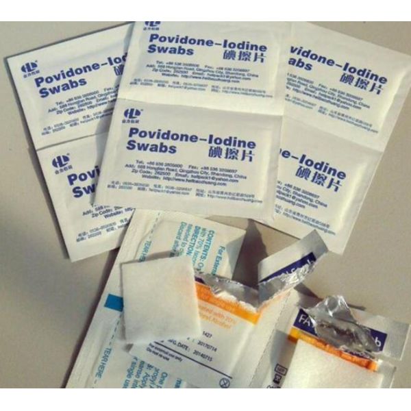 Alcohol Prep Pad Gift Wrapping Paper In Roll Used On Automatic Packaging Machine