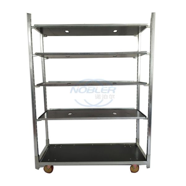 Greenhouse Rolling Plywood Dutch Flower Trolley Standard Container 1350mm