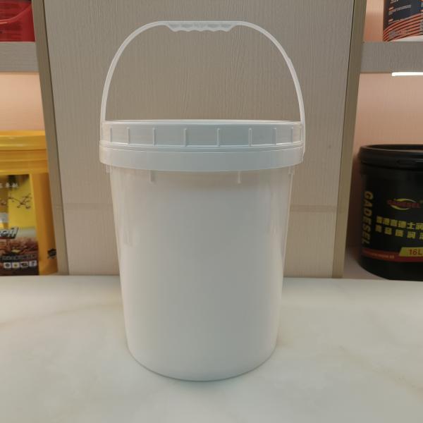 High Stackability Plain White 5 Gallon Bucket With Lid Bpa Free