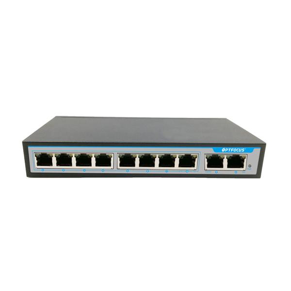 Câmeras do IP do porto 10 do interruptor 8 da rede Ethernet da proteção da relação/100M For