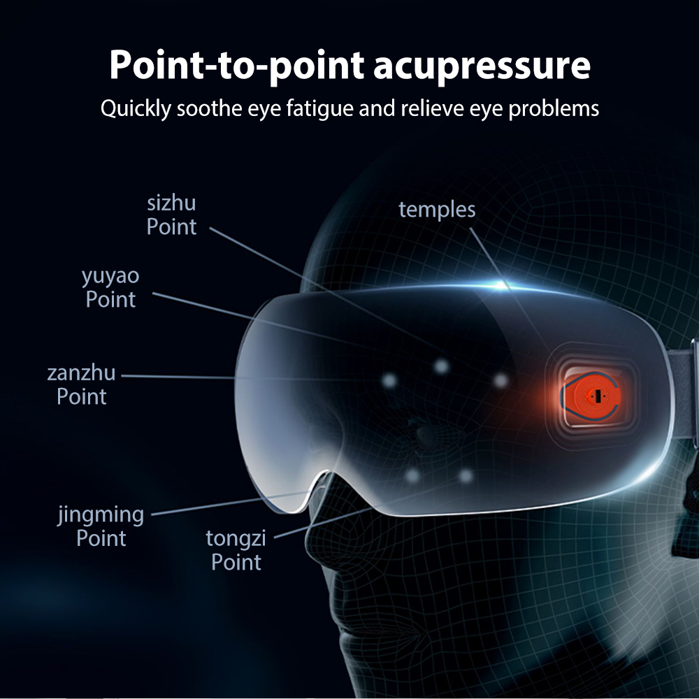 New Products Hot Sale Eye Massager Stress Relief Machine With Adjustable Heat