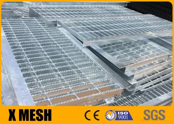 Galvanized Finish Serrated Steel Grating For Civil Engineering