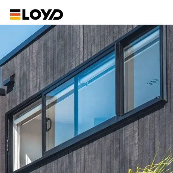 Ventana corrediza inteligente de aluminio con sistema automatizado