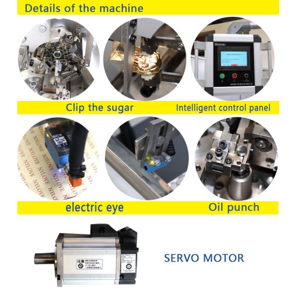 180ppm-240ppm Foil Wrapping Machine For Chocolates Automatic High Speed