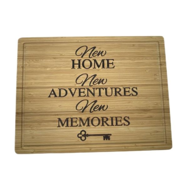 Изготовленным на заказ выгравированная логотипом доска бамбуковой деревянной разделочной доски кухни деревянная прерывая