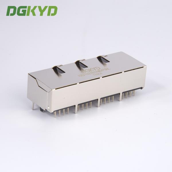1x4 le quadruple multiple du port RJ45 Jack modulaire met en communication le connecteur combiné pour le commutateur de LAN