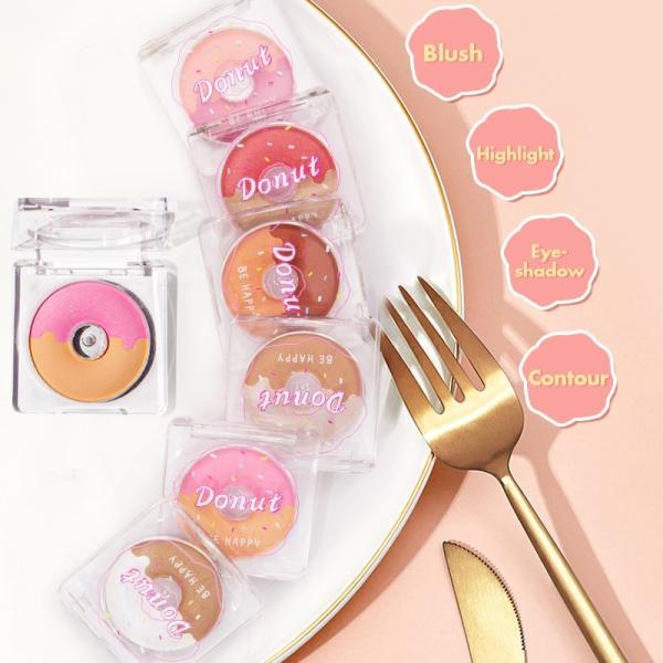 Exquisite Donut Eyeshadow Palette 4.2g Matte Powder Eyeshadow BSCI Certified