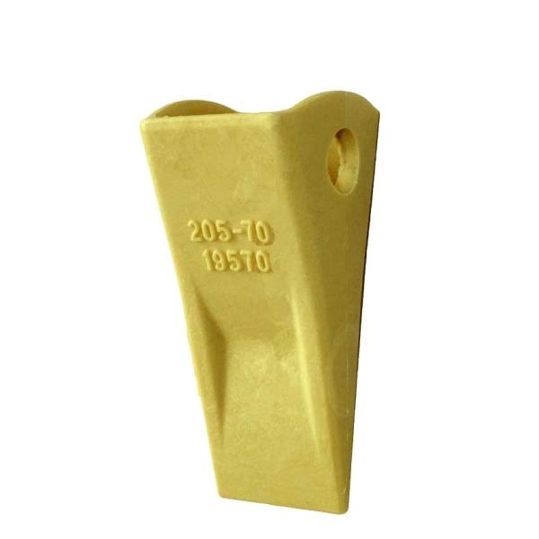 PC200-6 Dentes do balde da escavadeira Peças sobressalentes de aço de liga 205-70-19570