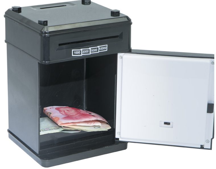 Электронные наличные деньги 3 AA и копилка пароля копилки EN71 монетки