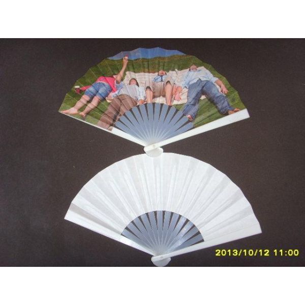 вентилятор руки 18км выдвиженческий, с пластиковой рамкой и двойные стороны напечатали бумагу