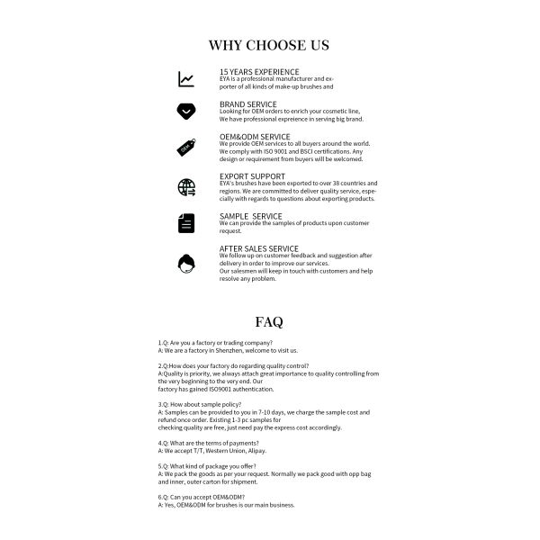 Ferrule меди волос ODM щетка Kabuki синтетического мягкая