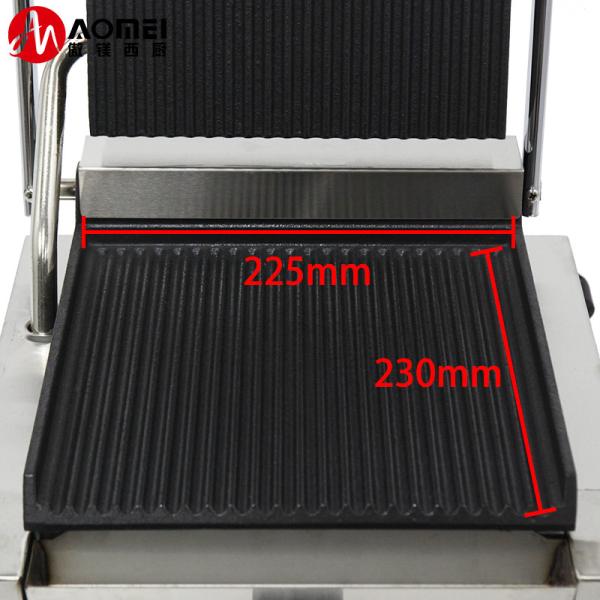 Grelha de contacto comercial para casa ou restaurante Panini máquina de fazer sanduíches 220V