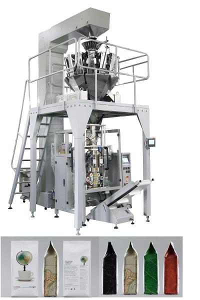 Multi - Head Weigher Automatic Food Packing Machine / Food Product Packaging Machine