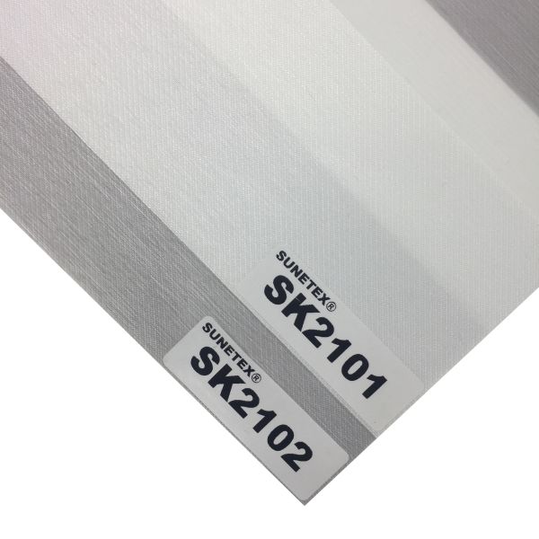 Window Semi-Blackout Zebra Blinds Fabric Double Layer 100% Polyester Shades for Windows