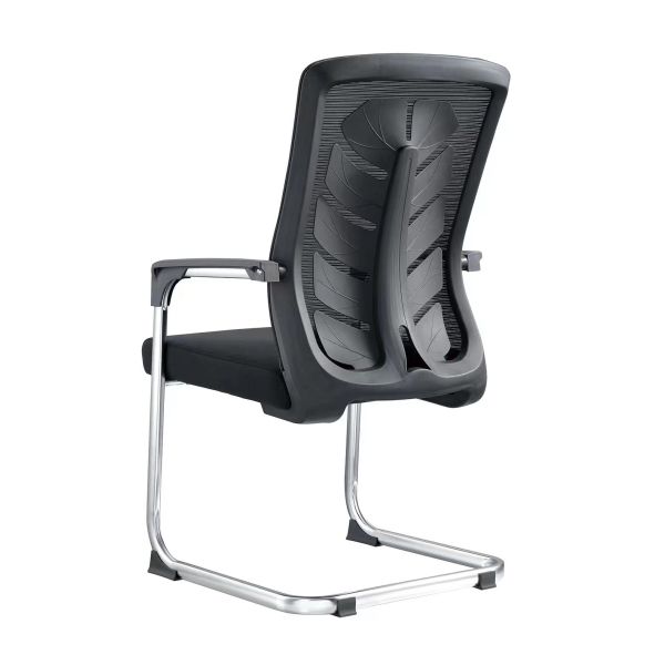 Visitor PP Armrest Conference Room Chairs Without Wheels