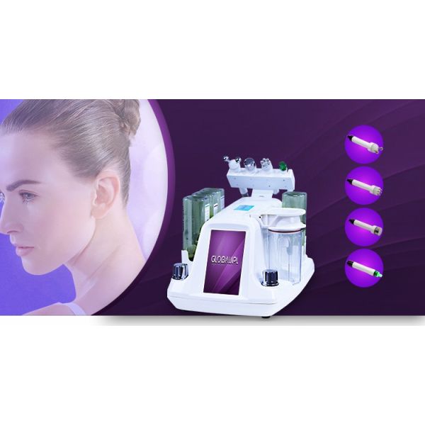 5 Handles Facial Oxygen Jet Peel Beauty Equipment Facial Oxygen Therapy Machine