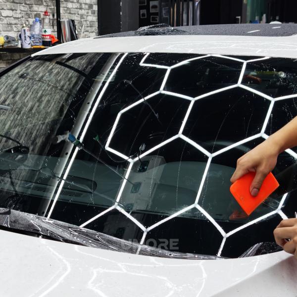100% No Visual Distortion Ultra HD 1.22*15M High Hydrophobic Clear EPU Windshield Protection Film WPF TPU Car Windshield PPF