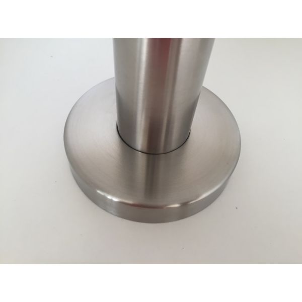 Satin / Mirror Stainless Steel Balustrade Posts For Glass Railing System