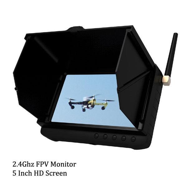 NTSC 5 Inch FPV Monitor 32 Channels UAV DVR Receiver 1.2Ghz