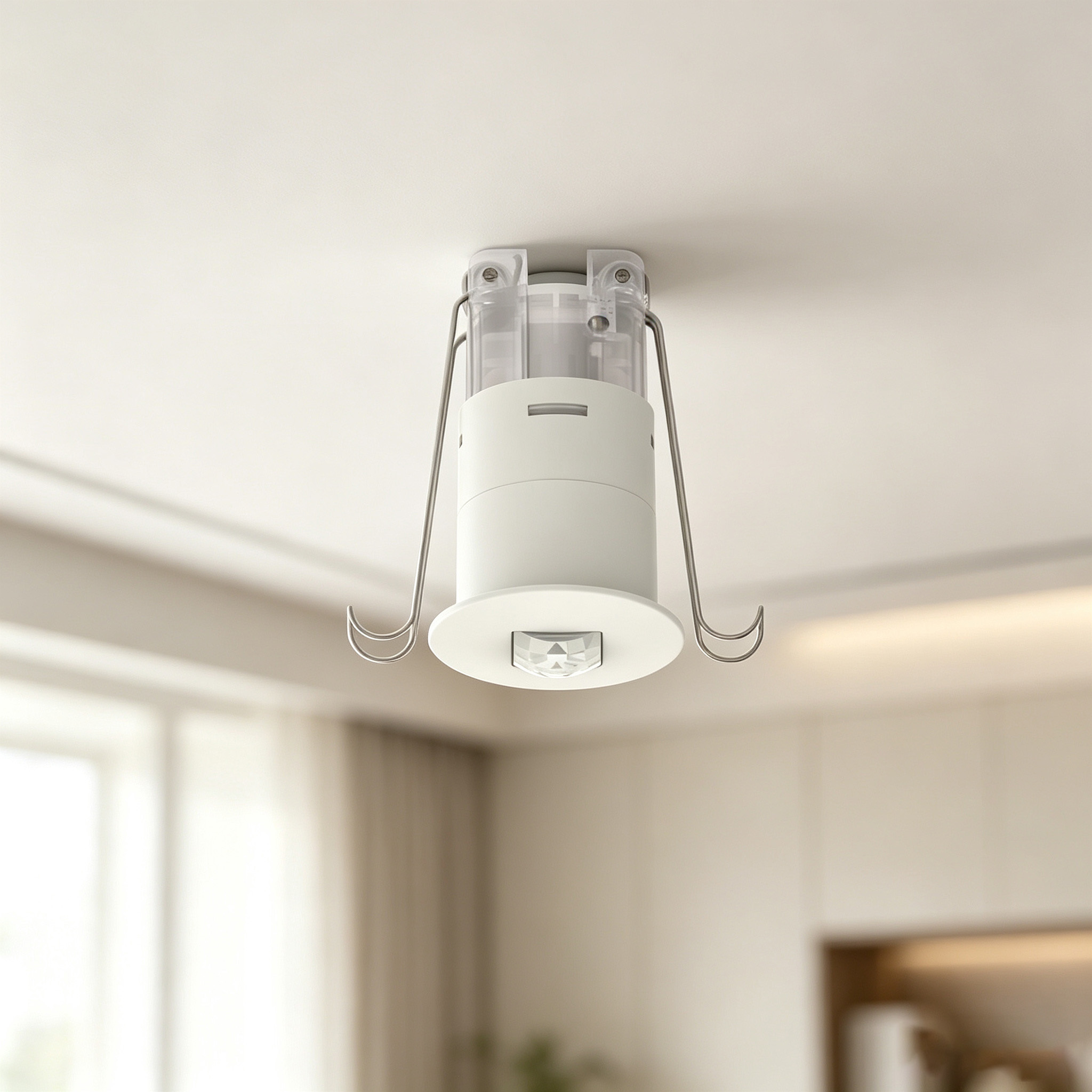 MTN6303-0019 Schneider SpaceLogic KNX Mini Presence Detector Flush-Mount 360-Degree PIR Lighting 