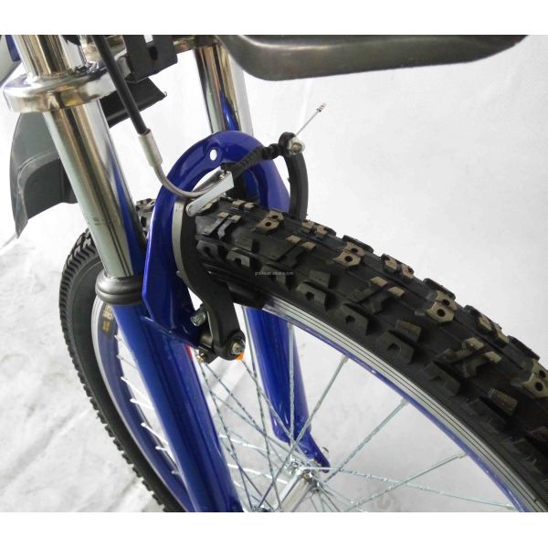 Chinese OEM 26-Inch Mountain Bike with 18 Speeds and Full Suspension Fork Gross Weight 17K