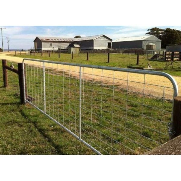 1m 1.17m Height Galvanized Heavy Duty Farm Gate For Australia non rusting