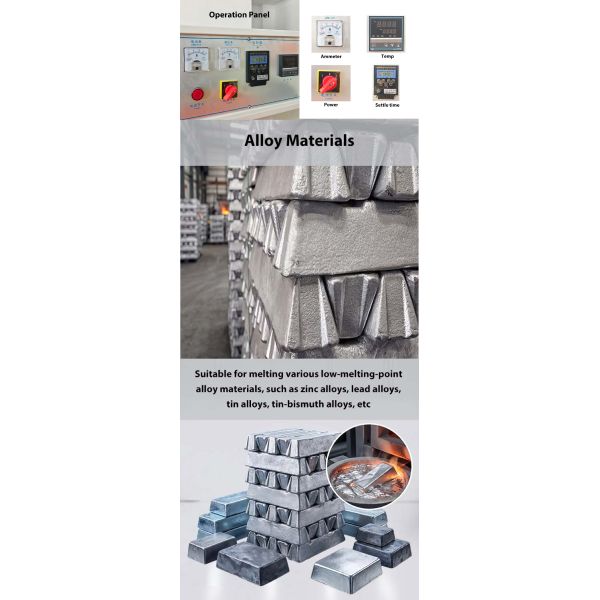Electric Furnace For Alloy Melting Process Foundry Zinc Alloy Melting Furnace Jewelry Casting
