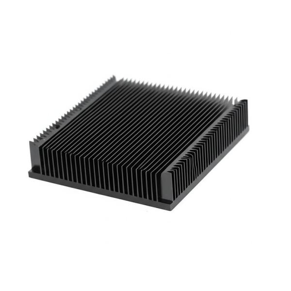 Black Anodized Aluminum Skived Fin Heat Sink 100-2000 Fins/inch