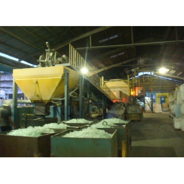 Chemical Sodium Silicate Production Line / Sodium Silicate Furnace