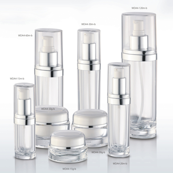 Пользовательская овальная косметическая акриловая бутылка 15 мл 30 мл 60 мл для промышленной сыворотки для ухода за кожей