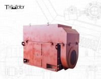 Motor de indução de rotor bobinado de alto torque de 3200 kW, IP55