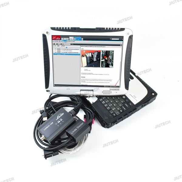 Вилочный погрузчик LINDE LSG Диагностический инструмент для грузовика Linde Canbox Доктор Диагностический сканер Pathfinder Программное обеспечение + ноутбук CFC2