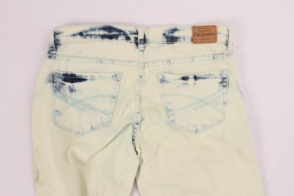 Light Pink Light Green Denim Skinny Jeans Womens Stretch 99% Cotton 1% Spandex