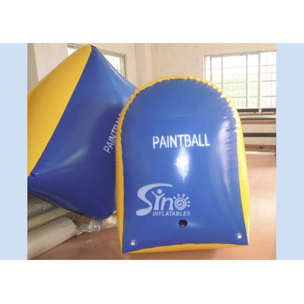 Customized Tomstone Inflatable Paintball Bunker with EN71 certificated PVC Tarpaulin
