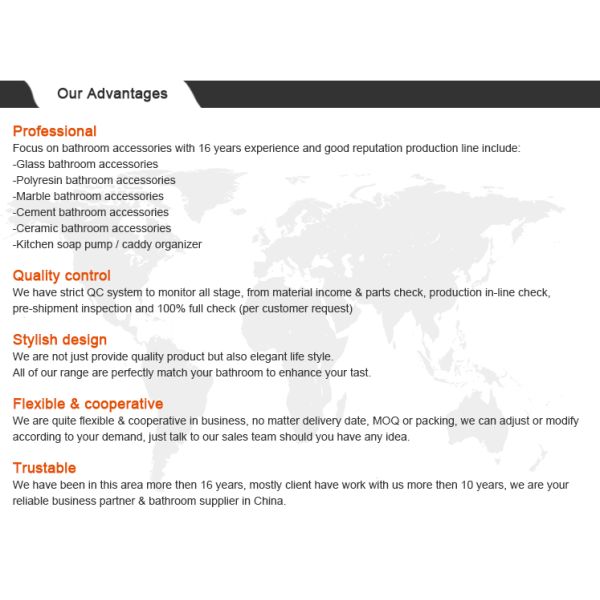 Modern Style Glass Bathroom Accessories Set Vintage For Home Hotel