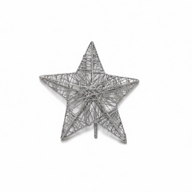 Tinplate Metal Topper Star Rust Resistant Reusable Industrial Decorative Multiple Purposes