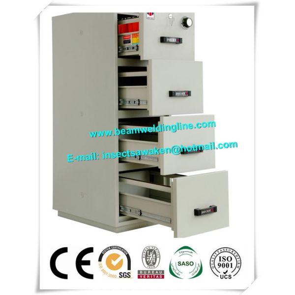 Magnetic / Humid Proof Industrial Safety Cabinets 2 Drawer for Government