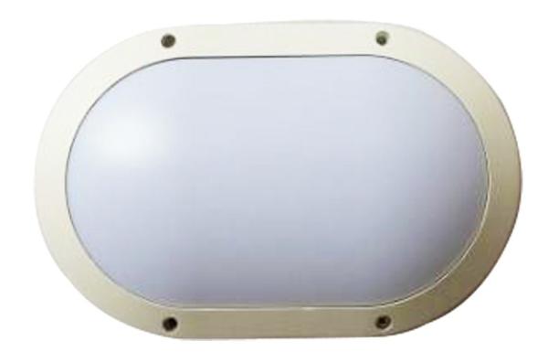 PF0.9 IK10 IP65 20W Oval Bulkhead Wall Light For Villa Project Lighting
