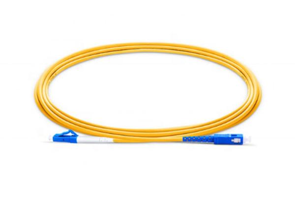 Simplex FC To LC dia3.0mm Fiber Optic Communication Cable
