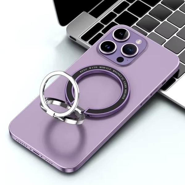 Magnetic Cell Phone Ring Holder Compatible with iPhone 12 13 14 Series MagSafe Removable Cell Phone Grip Kickstand