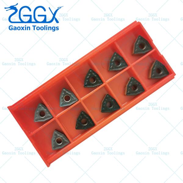 Peach Shape Carbide Turning Inserts External CNC Lathe Turning WNMG080408-GM