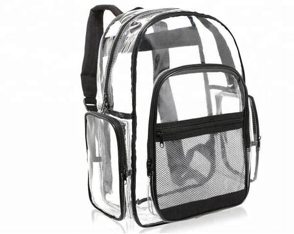 PVC Stylish Toddler School Book Bags , Kindergarten Book Bags Multi Pocket With Strap
