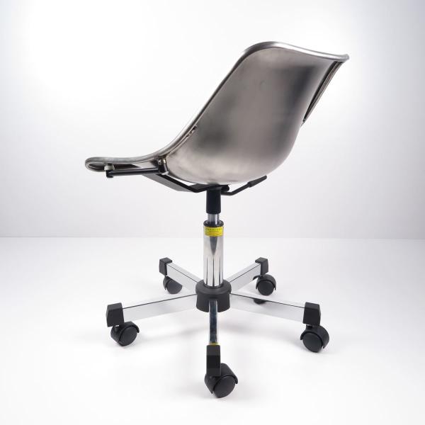 Silver Ergonomic Lab Chairs 201 Stainless Steel For Clean Room / Laboratory