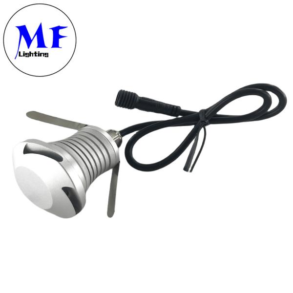 6063 Alumínio Deck Luz interna LED Vento-Vírtice Luzes enterradas IP67 Jardim exterior Paisagem enterrada no subsolo