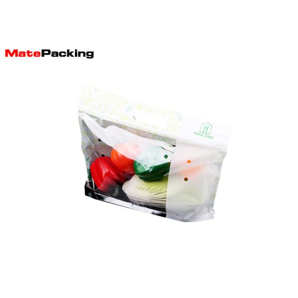 Прокатанные алюминием ясные пластиковые сумки продукции, застегивают на молнию п