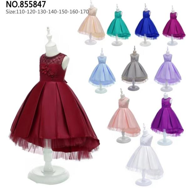 girl's princess dress evening dress wear party dress ready goods ready to ship stock 1