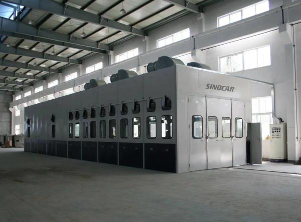 Environmentally Friendly Bus Spray Booth Waterfall Spray Booth 15000 X 5000 X 4800mm