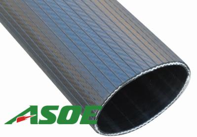 Mining Dewatering PVC Flat Hose Pipe , Water Supply Pipe 50ft 10 Bar - 14 Bar
