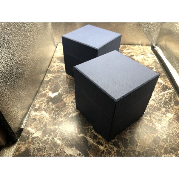 Customized Recycled Elastic Buckle Paper Watch Box 108*110*110mm for Express Shipping